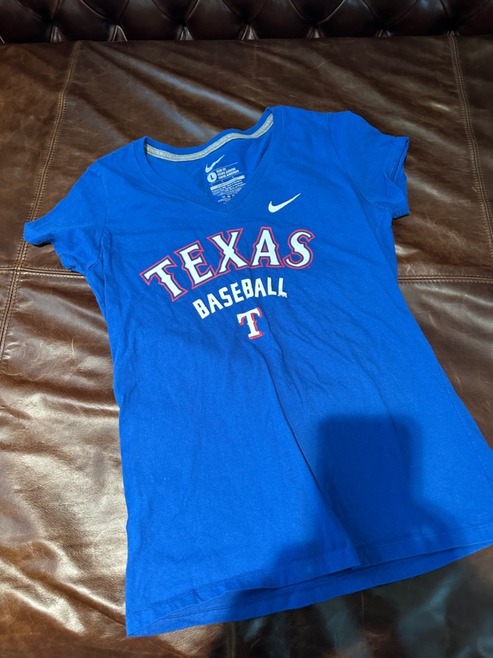 Nike Royal Blue Texas Baseball Short Sleeve Tee